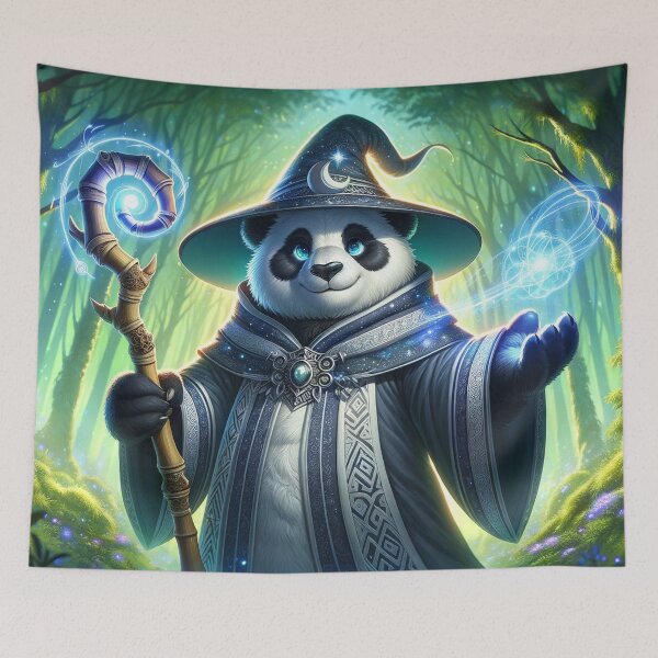 Item preview, Magical Panda Wizard designed and sold by Zestpond.