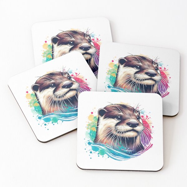 Item preview, Beautiful colorful otter designed and sold by Marcoshop10.