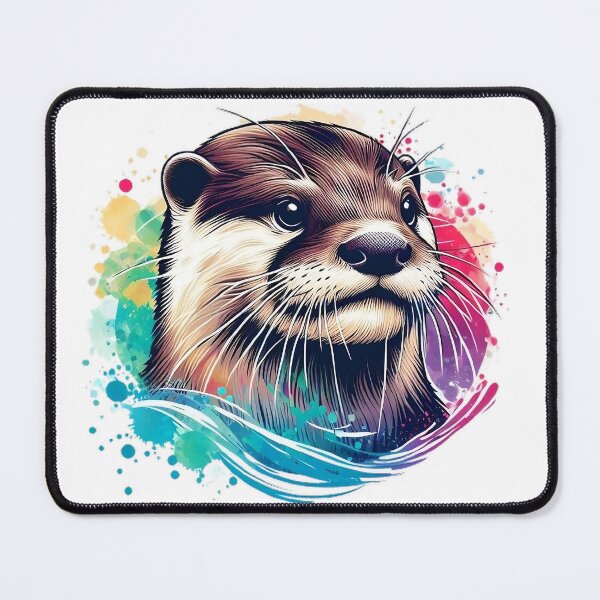 Item preview, Beautiful colorful otter designed and sold by Marcoshop10.