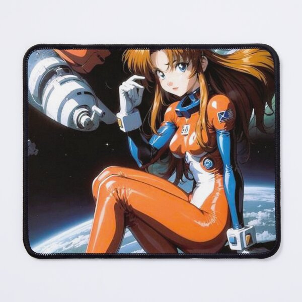 Item preview, Space Cyber Girl Illustration designed and sold by SoulArtSara.