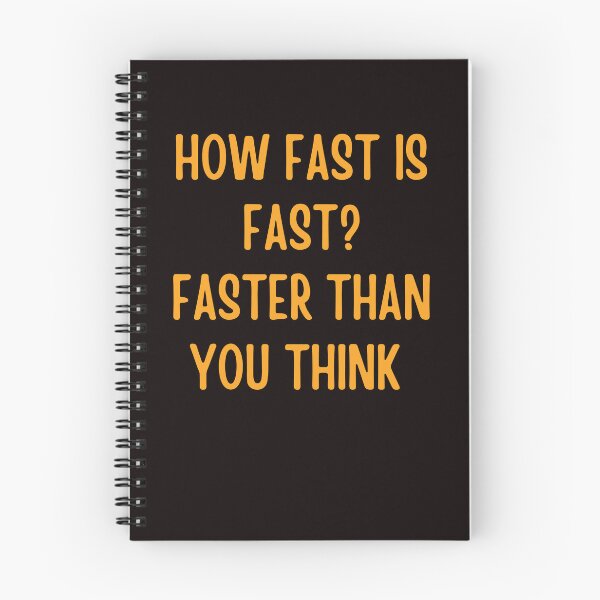 Item preview, How Fast Is Fast Faster Than You Think designed and sold by ladylalitafanta.