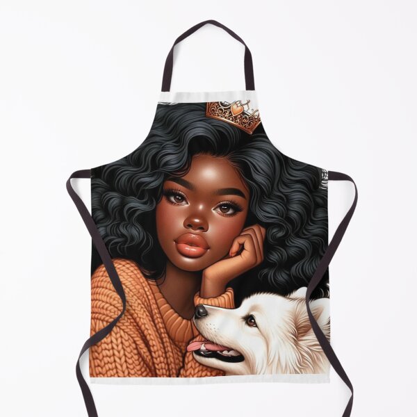 Item preview, A beautiful black girl with her queen crown designed and sold by PromoPearceArte.