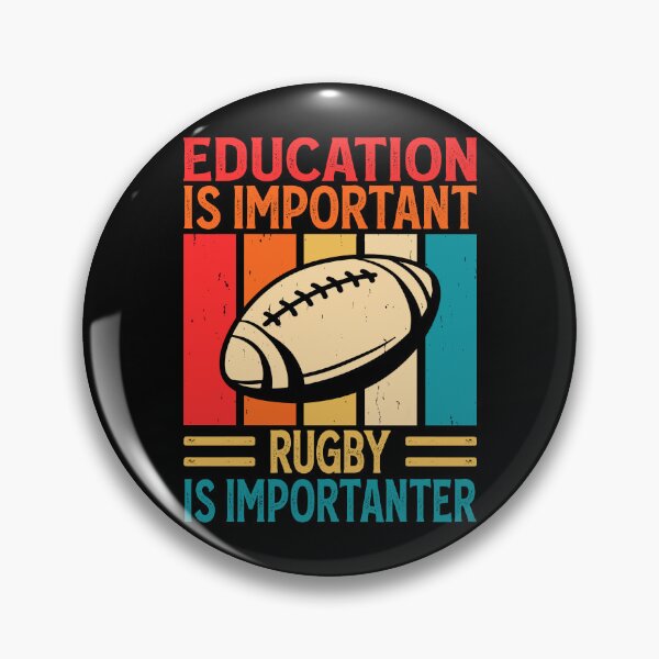 Item preview, Education Is Important Rugby Is Importanter For Rugby Lovers - Funny Rugby Player Vintage designed and sold by naworas.