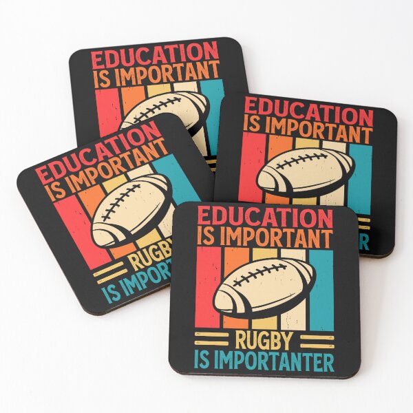 Item preview, Education Is Important Rugby Is Importanter For Rugby Lovers - Funny Rugby Player Vintage designed and sold by naworas.