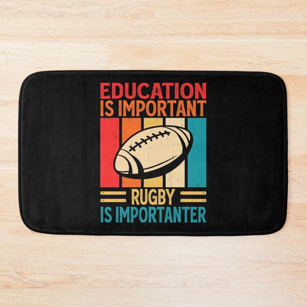 Item preview, Education Is Important Rugby Is Importanter For Rugby Lovers - Funny Rugby Player Vintage designed and sold by naworas.