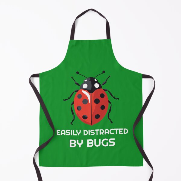 Item preview, Easily distracted by bugs - ladybug designed and sold by twisted-dot.