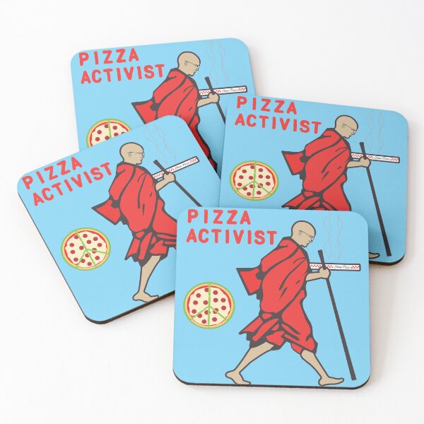 Item preview, Pizza (peace) activist designed and sold by young-roshi.