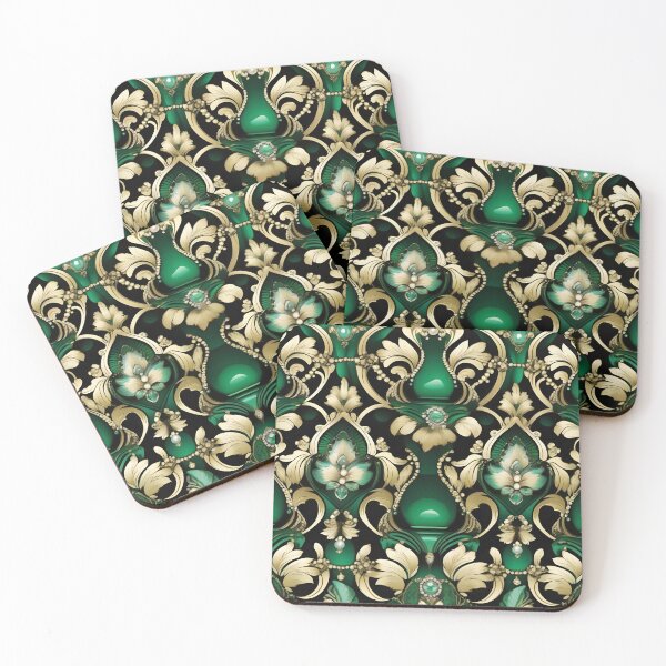 Item preview, Green & Gold Baroque designed and sold by DesignsByPrnces.