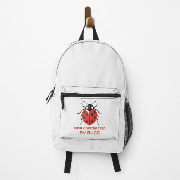 Item preview, Easily distracted by bugs - ladybug designed and sold by twisted-dot.