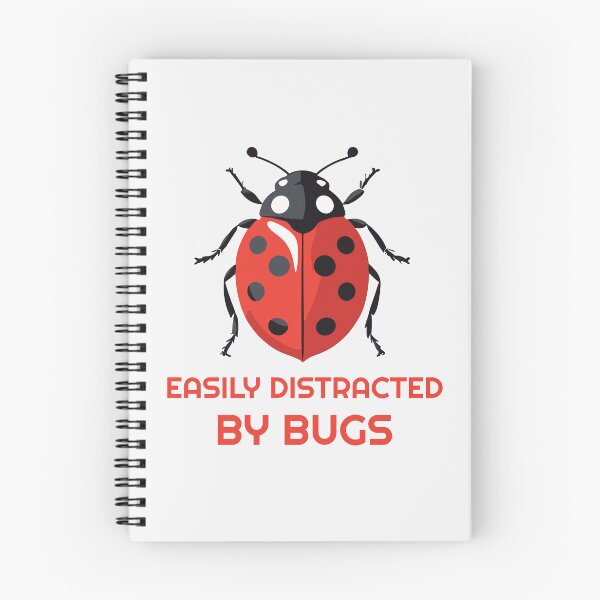 Item preview, Easily distracted by bugs - ladybug designed and sold by twisted-dot.