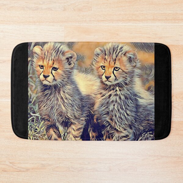 Item preview, Adorable Baby Cheetahs - Dark Background designed and sold by TGAL2.