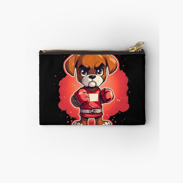Item preview, Funny boxer dog breed with boxing gloves illustration designed and sold by NBSStore.
