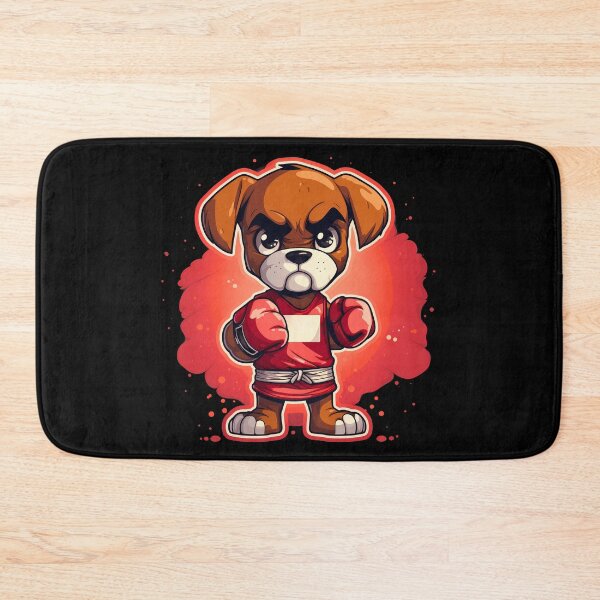 Item preview, Funny boxer dog breed with boxing gloves illustration designed and sold by NBSStore.