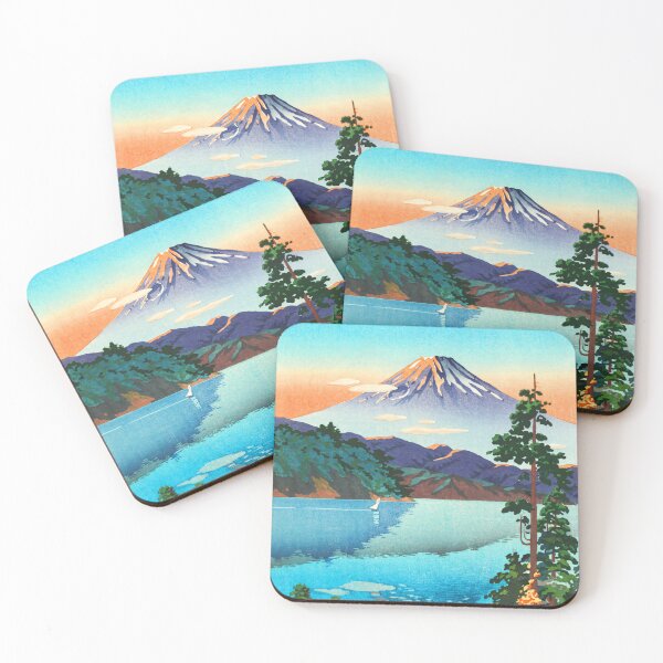 Item preview, Tsuchiya Koitsu - Lake Ashi in the Hakone Hills designed and sold by ArtExpression.