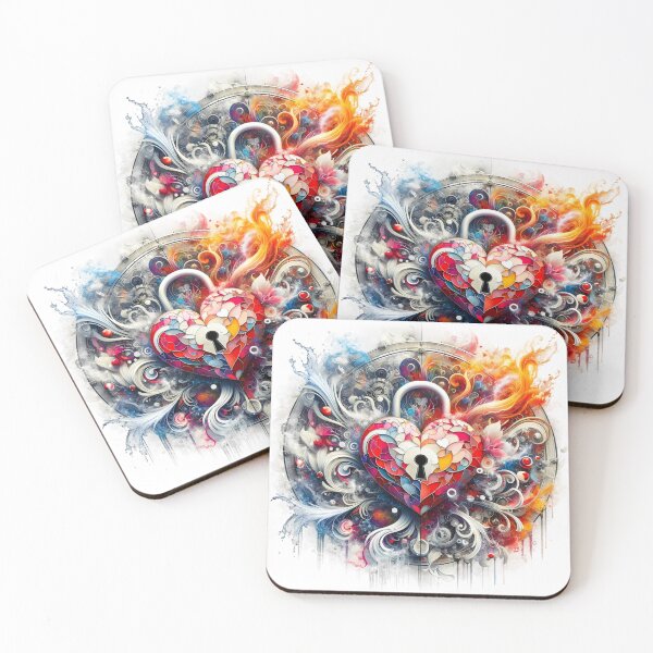 Item preview, Intricate Embrace: A Heart's Mechanical Melody designed and sold by Pixel Dome.