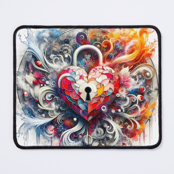 Item preview, Intricate Embrace: A Heart's Mechanical Melody designed and sold by Pixel Dome.