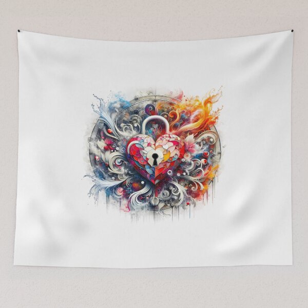 Item preview, Intricate Embrace: A Heart's Mechanical Melody designed and sold by Pixel Dome.