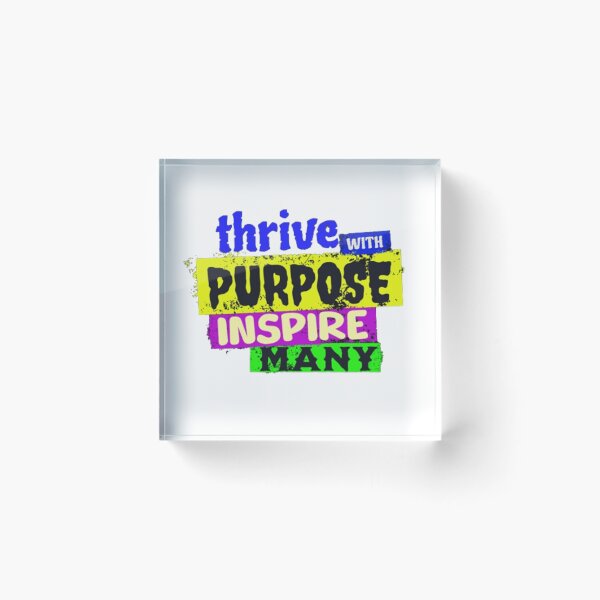Item preview, thrive with purpose inspire many designed and sold by jonmobo.