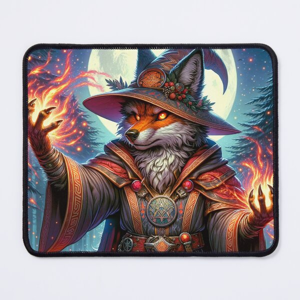 Item preview, Fiery Fox Wizard designed and sold by Zestpond.