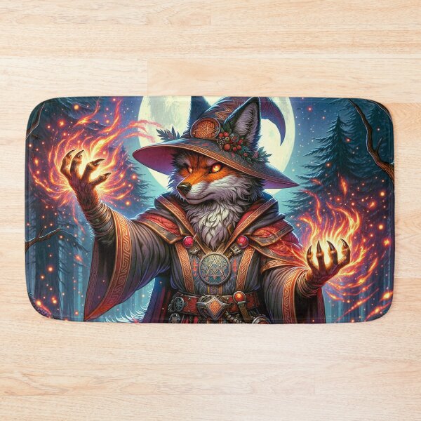Item preview, Fiery Fox Wizard designed and sold by Zestpond.