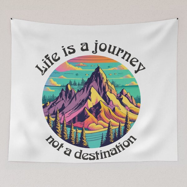 Item preview, Life is a journey supreme designed and sold by VibeCreations4U.