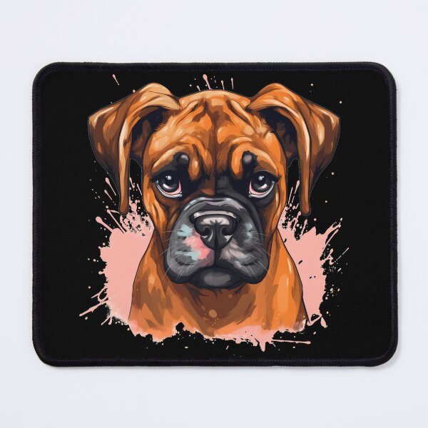 Item preview, Cute boxer dog breed puppy illustration designed and sold by NBSStore.