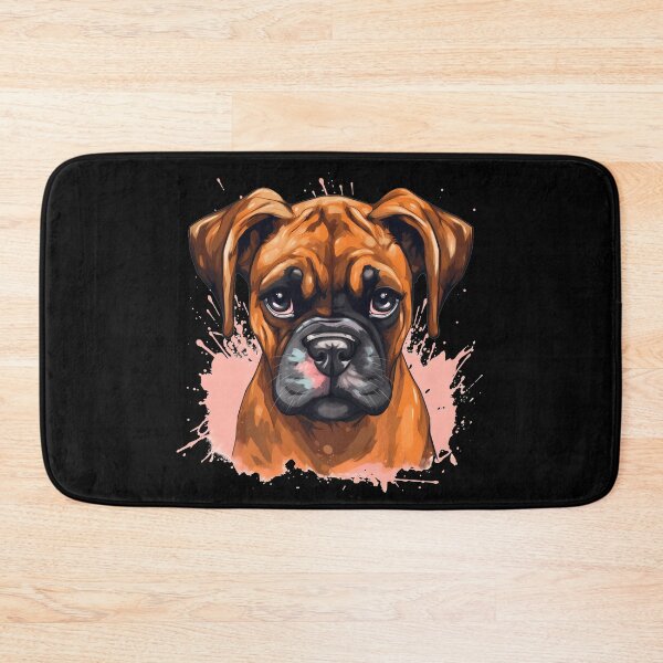 Item preview, Cute boxer dog breed puppy illustration designed and sold by NBSStore.