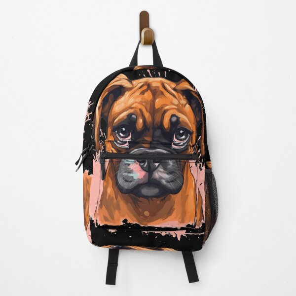 Item preview, Cute boxer dog breed puppy illustration designed and sold by NBSStore.