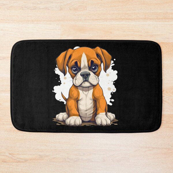 Item preview, Cute boxer dog breed puppy illustration designed and sold by NBSStore.