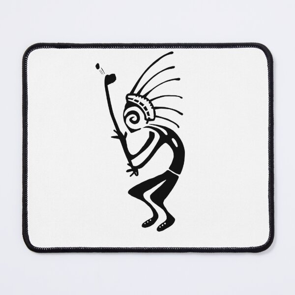 Item preview, kokopelli golf black designed and sold by nogamax.