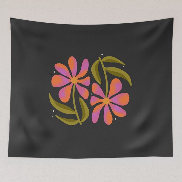 Item preview, Funky Disco Flowers  designed and sold by wmilyyy.