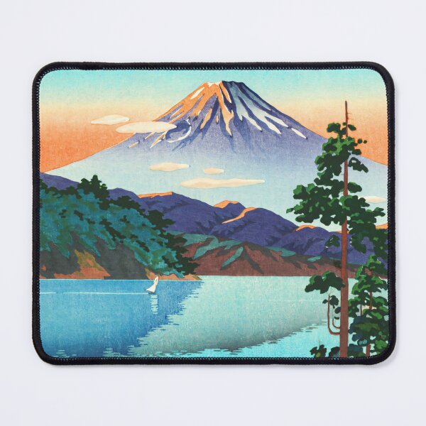 Item preview, Tsuchiya Koitsu - Lake Ashi in the Hakone Hills designed and sold by ArtExpression.