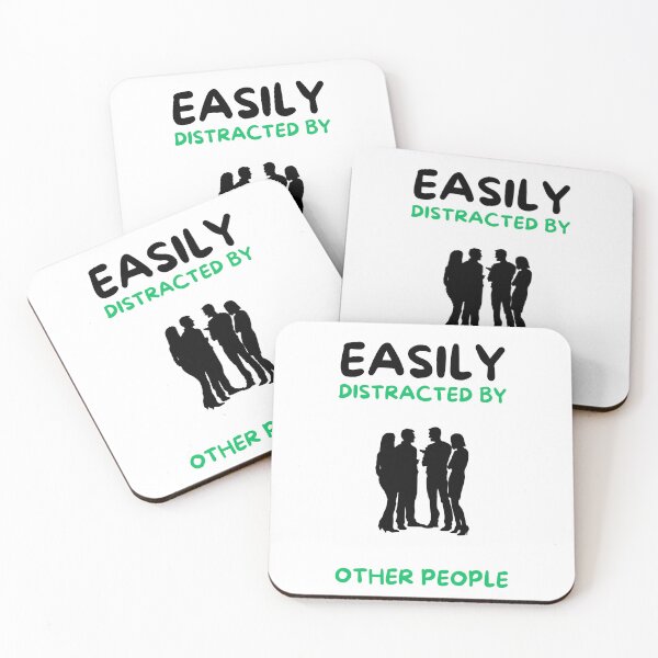 Item preview, Easily distracted by other people designed and sold by Gilpro Designs.