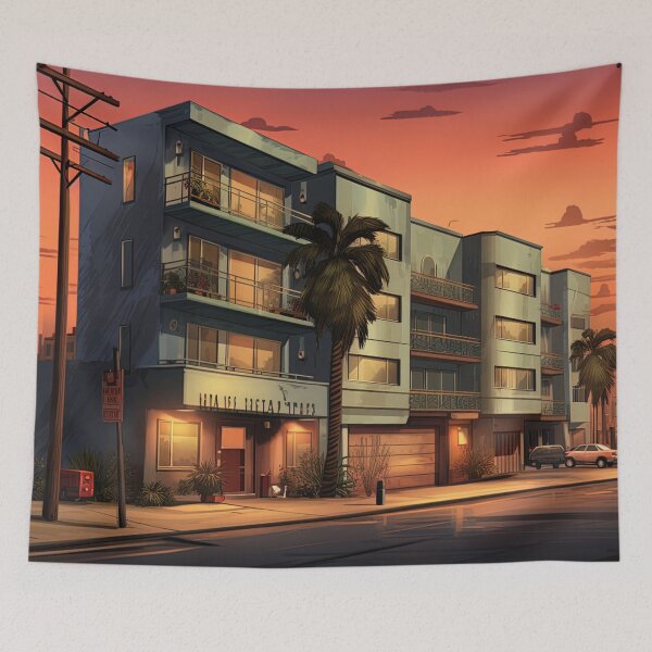 Item preview, Apartment complex | Hip Hop style designed and sold by ComicsFactory.