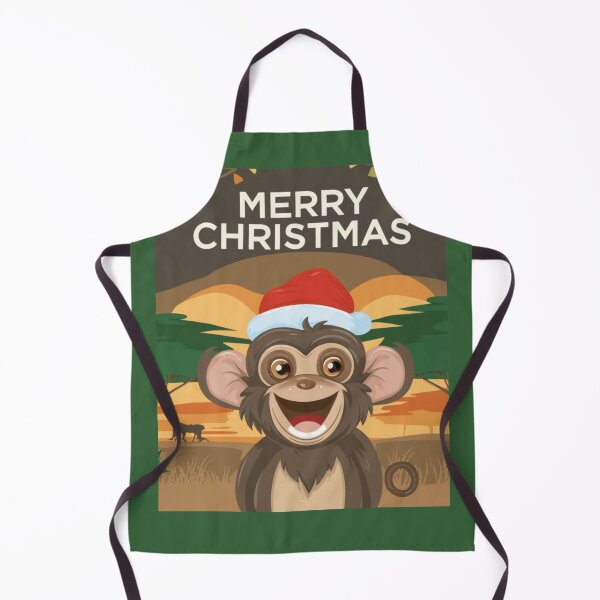 Item preview, Happy Christmas Monkey designed and sold by BudBurns.