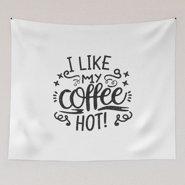 Item preview, I Like My Coffee Hot 1 designed and sold by HahaHandlesHub.