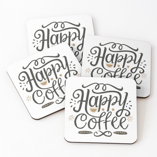 Item preview, Happy Coffee 4 designed and sold by HahaHandlesHub.