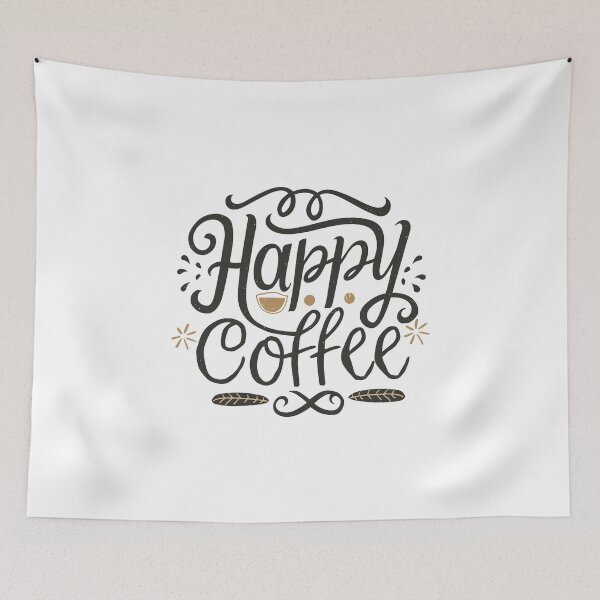 Item preview, Happy Coffee 4 designed and sold by HahaHandlesHub.