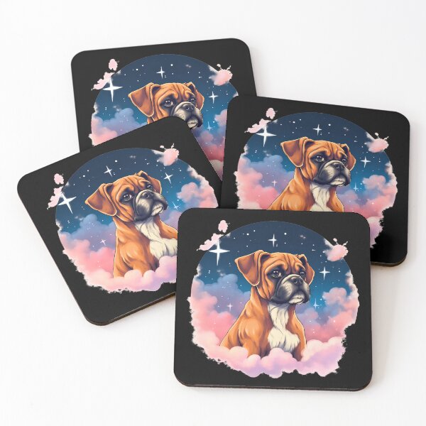 Item preview, Cute boxer dog breed puppy illustration designed and sold by NBSStore.
