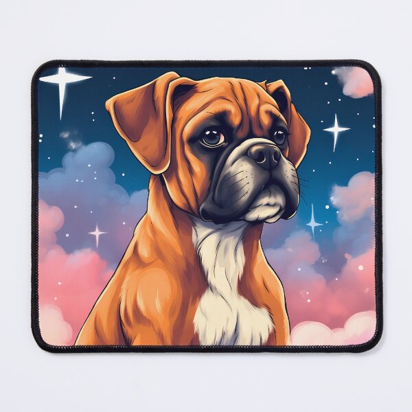 Item preview, Cute boxer dog breed puppy illustration designed and sold by NBSStore.