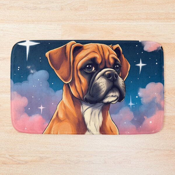 Item preview, Cute boxer dog breed puppy illustration designed and sold by NBSStore.