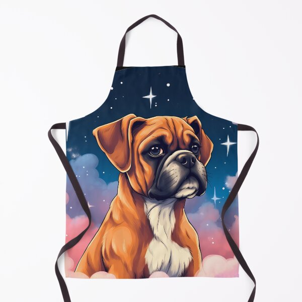 Item preview, Cute boxer dog breed puppy illustration designed and sold by NBSStore.
