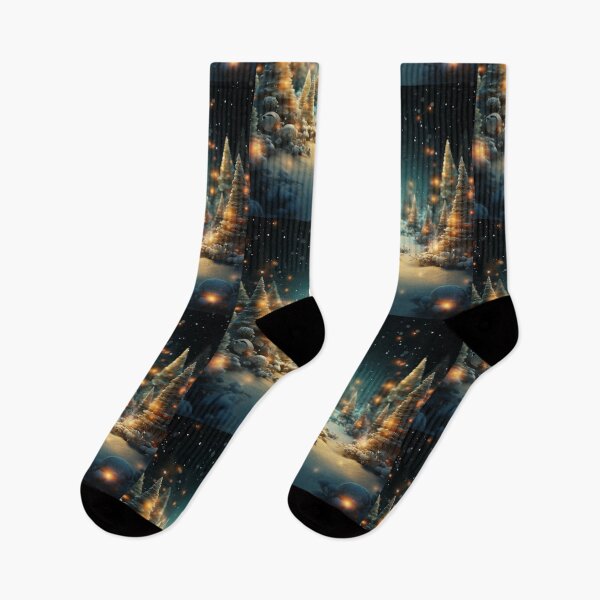 Item preview, Christmas in a fancy world AI art designed and sold by AI-Crafted.