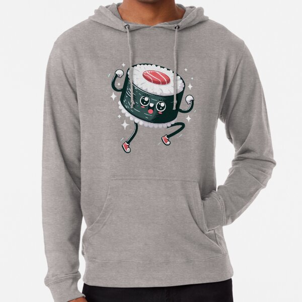 Kawaii Sushi Cannon Ball Japanese Soy Sauce Anime Foodie Pullover Hoodie