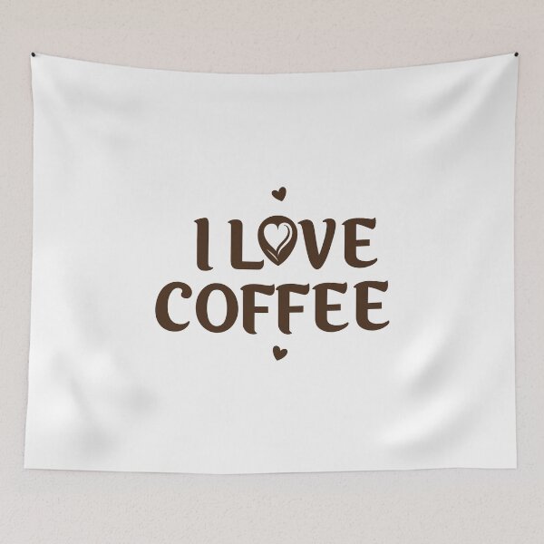 Item preview, I Love Coffee 5 designed and sold by HahaHandlesHub.