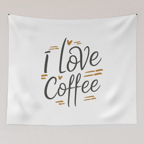 Item preview, I Love Coffee 4 designed and sold by HahaHandlesHub.