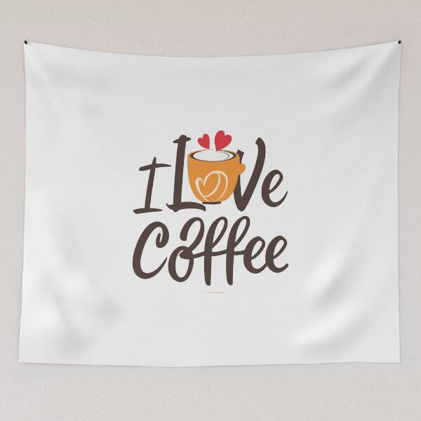 Item preview, I Love Coffee 3 designed and sold by HahaHandlesHub.