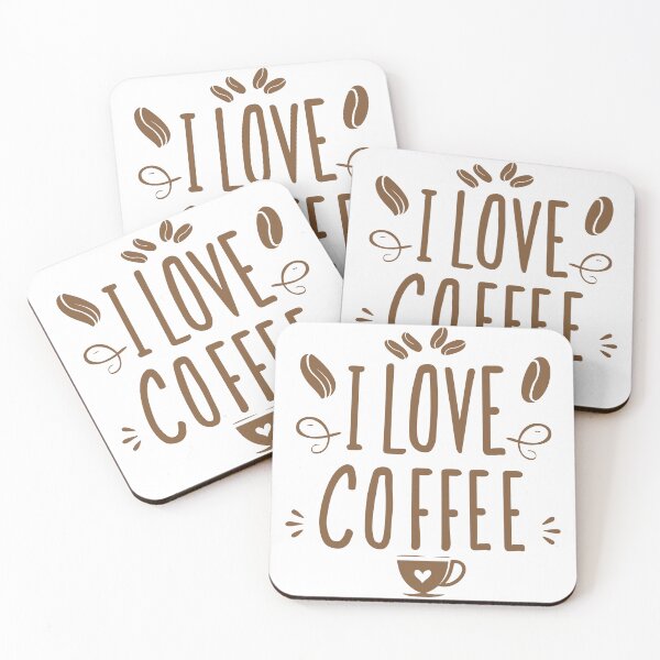 Item preview, I Love Coffee 2 designed and sold by HahaHandlesHub.
