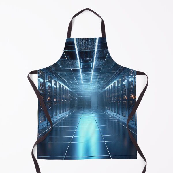 Item preview, Technology background of Data processing with server room designed and sold by frequent-art.