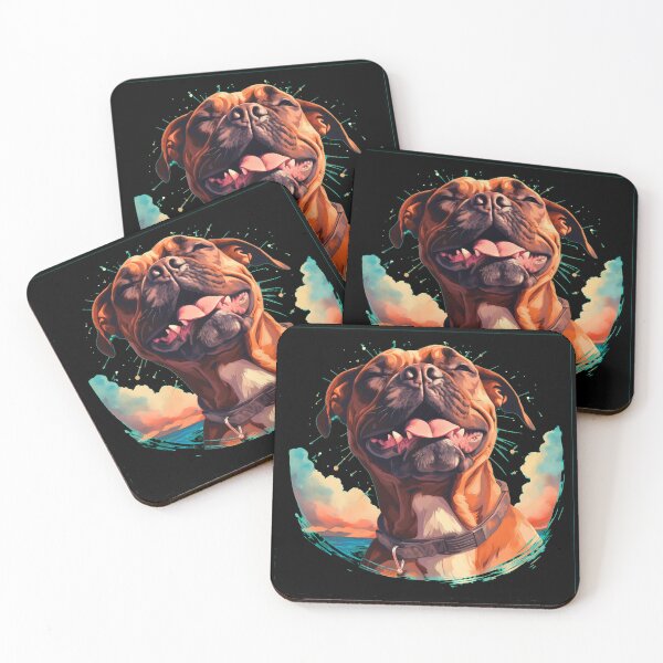 Item preview, Cute boxer dog breed illustration designed and sold by NBSStore.